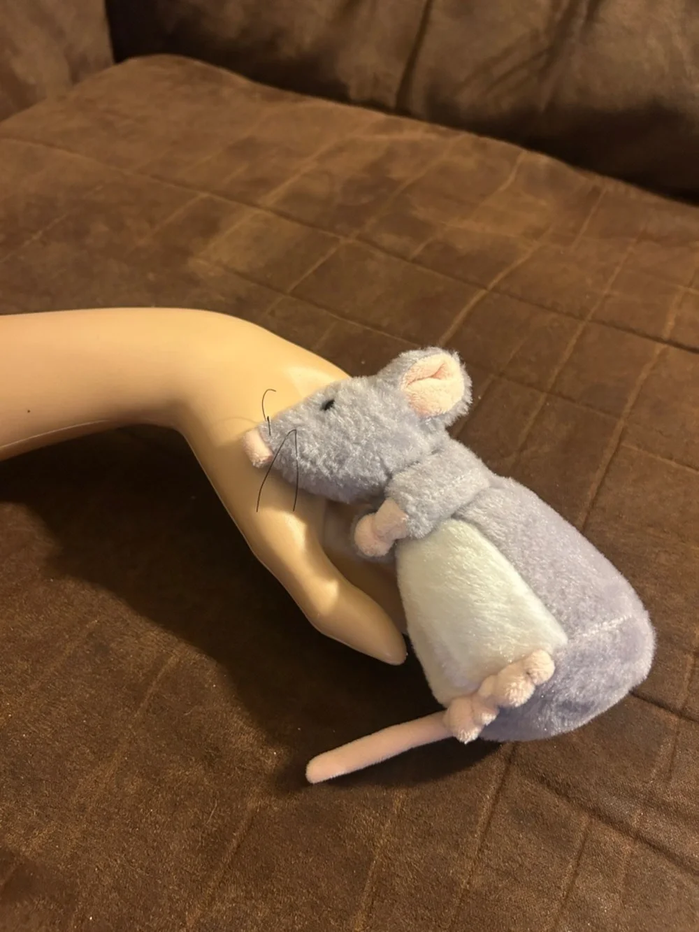 Purple Plush Bunny Small Pet Toy - Soft Chew-Friendly Playmate